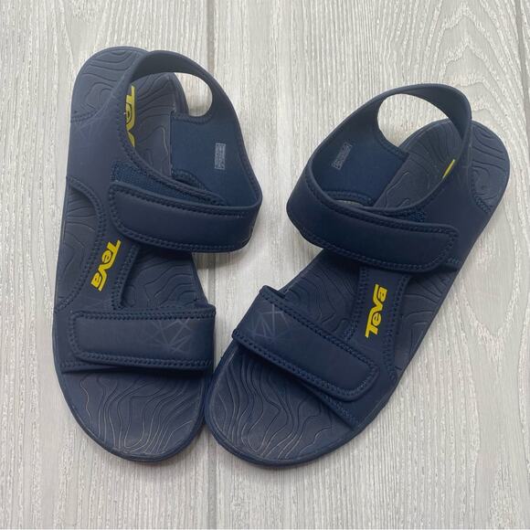 Teva Women's Navy Blue Strappy Tidepool Sport Hiking Sandals Size 7 - Picture 1 of 11
